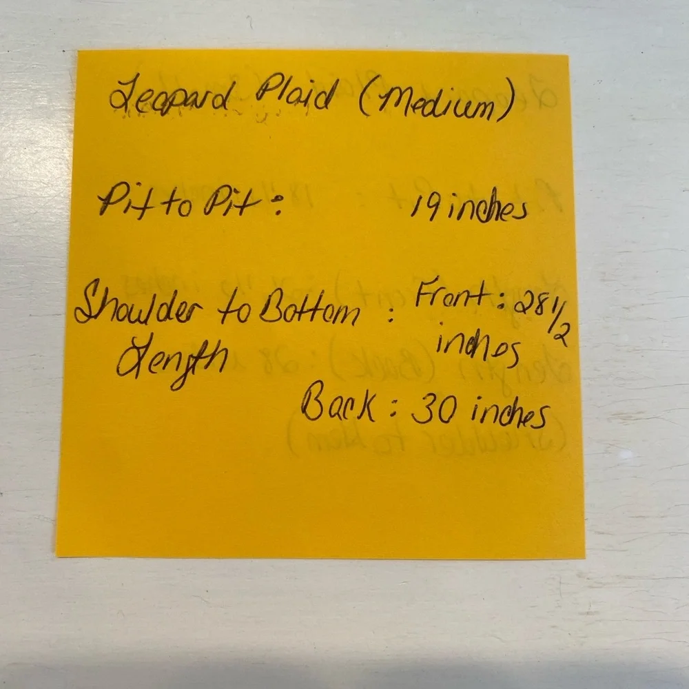 Western Plaid & Leopard Trim Button Down Top Womens Medium Coastal Cowgirl NEW - Picture 4 of 8